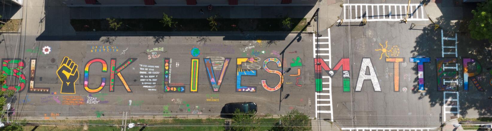 Black Lives Matter Street Mural